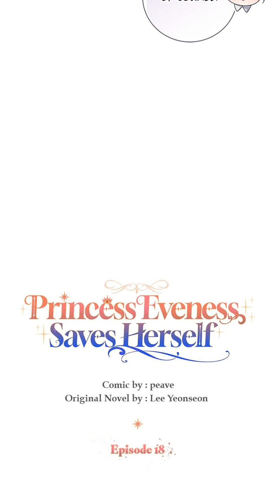Read Princess Eveness Saves Herself EN Manga Online