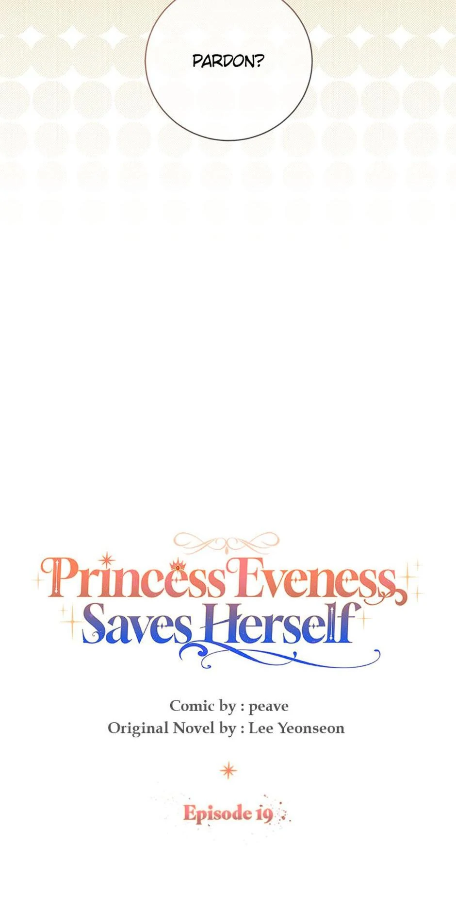 Read Princess Eveness Saves Herself EN Manga Online