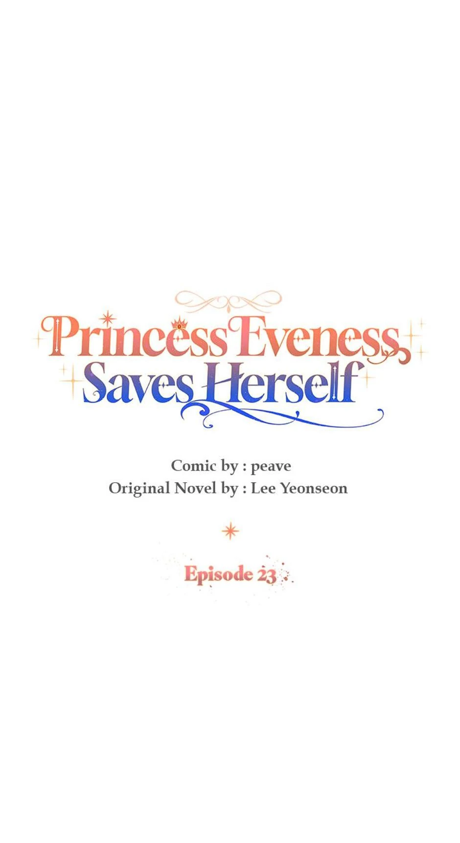 Read Princess Eveness Saves Herself EN Manga Online