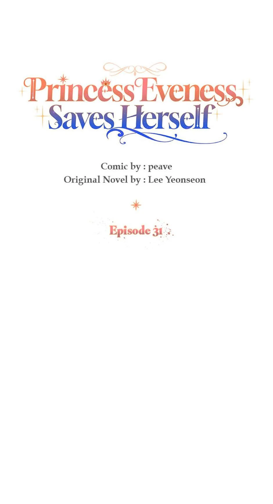 Read Princess Eveness Saves Herself EN Manga Online