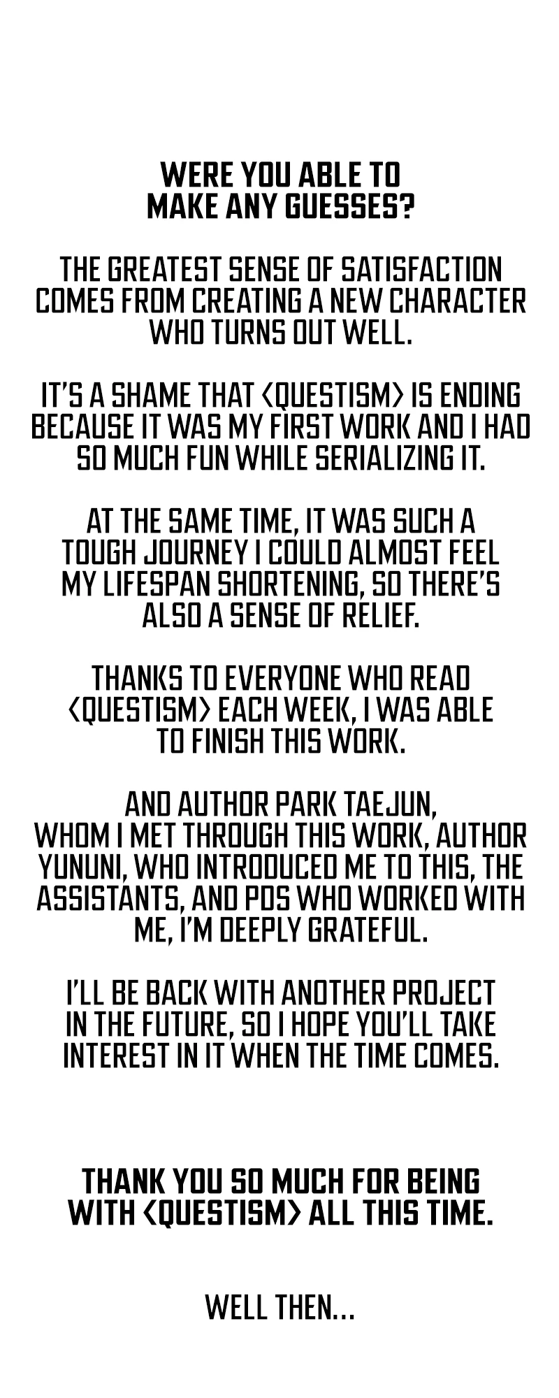 Read QUESTISM EN Manga Online