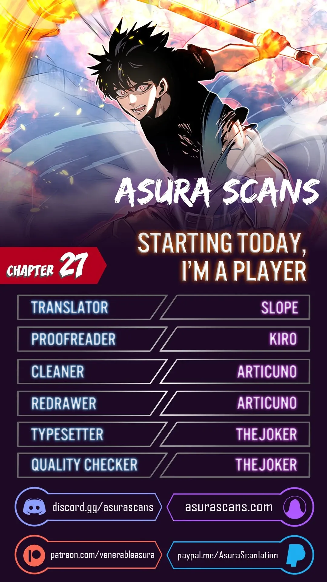 Read Starting Today, I’m a Player EN Manga Online