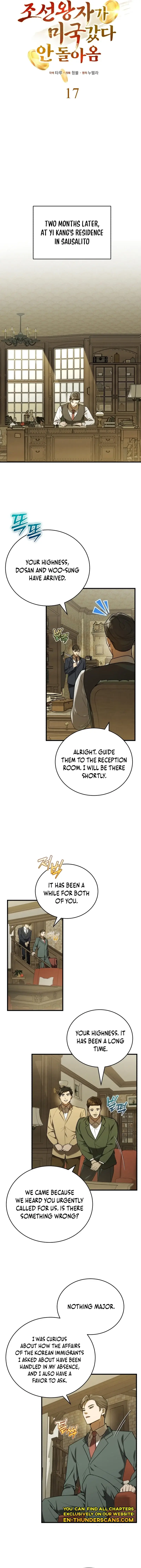 Read The Joseon Prince Who Went to America and Never Returned EN Manga Online