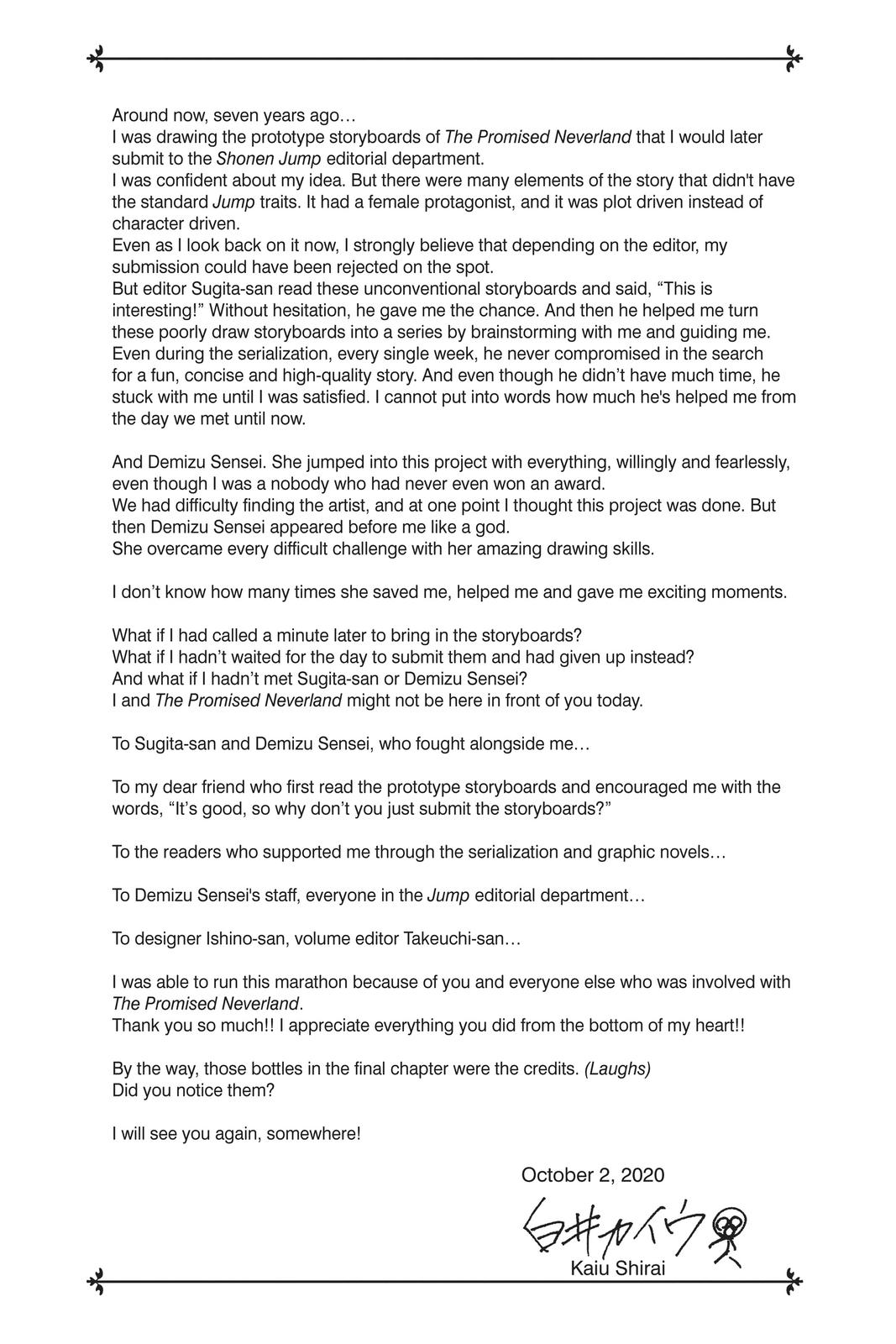 Read The Promised Neverland EN Manga Online