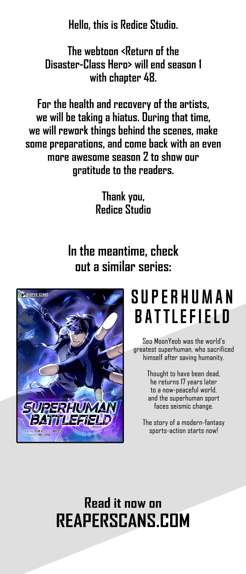 Read The Return of the Disaster-Class Hero EN Manga Online