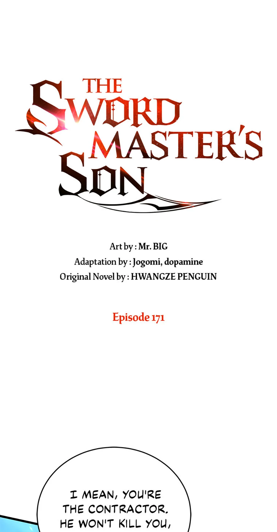 Read The Swordmaster's Son EN Manga Online