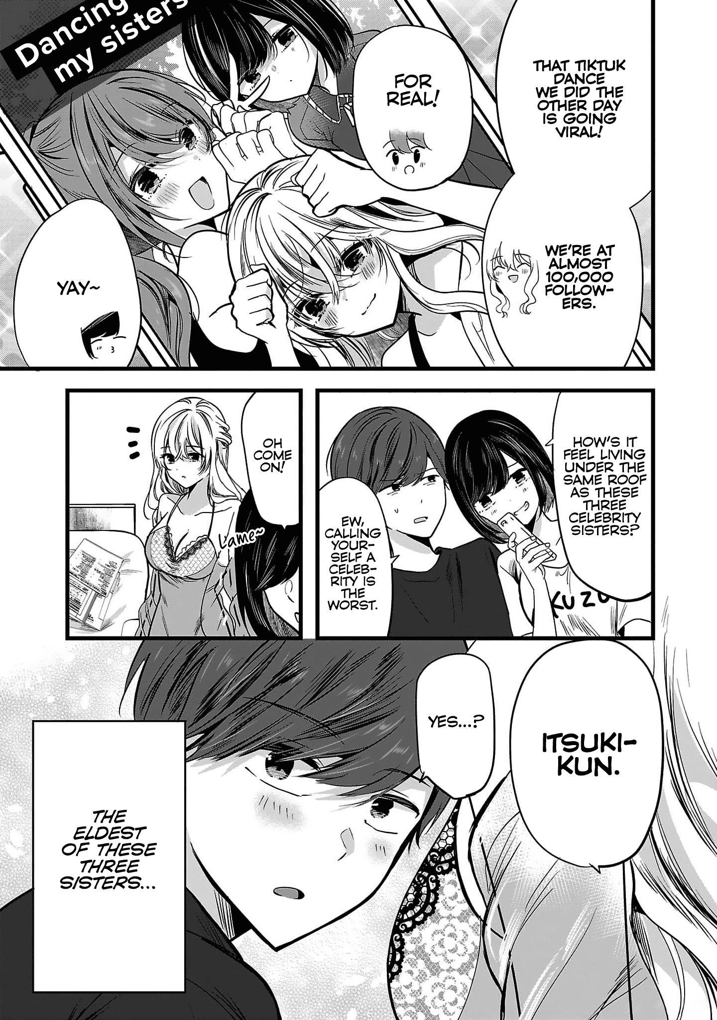 Read Three Sisters in Love with You EN Manga Online