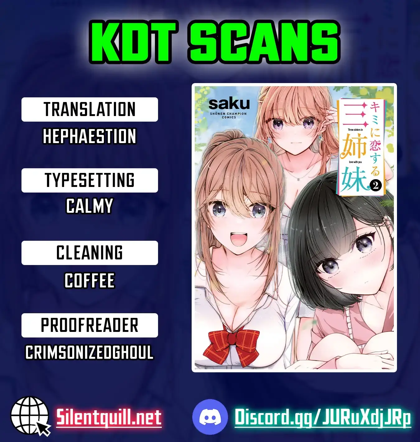 Read Three Sisters in Love with You EN Manga Online