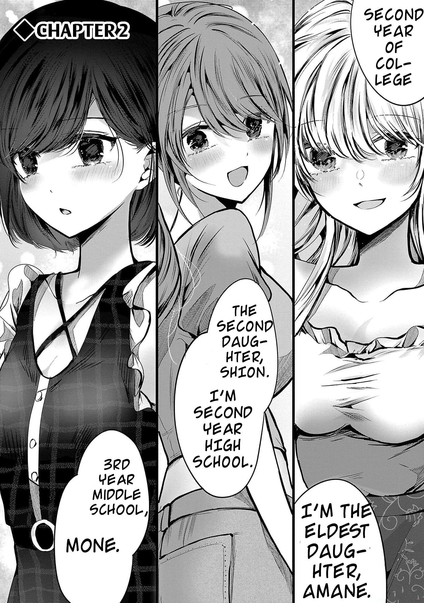 Read Three Sisters in Love with You EN Manga Online