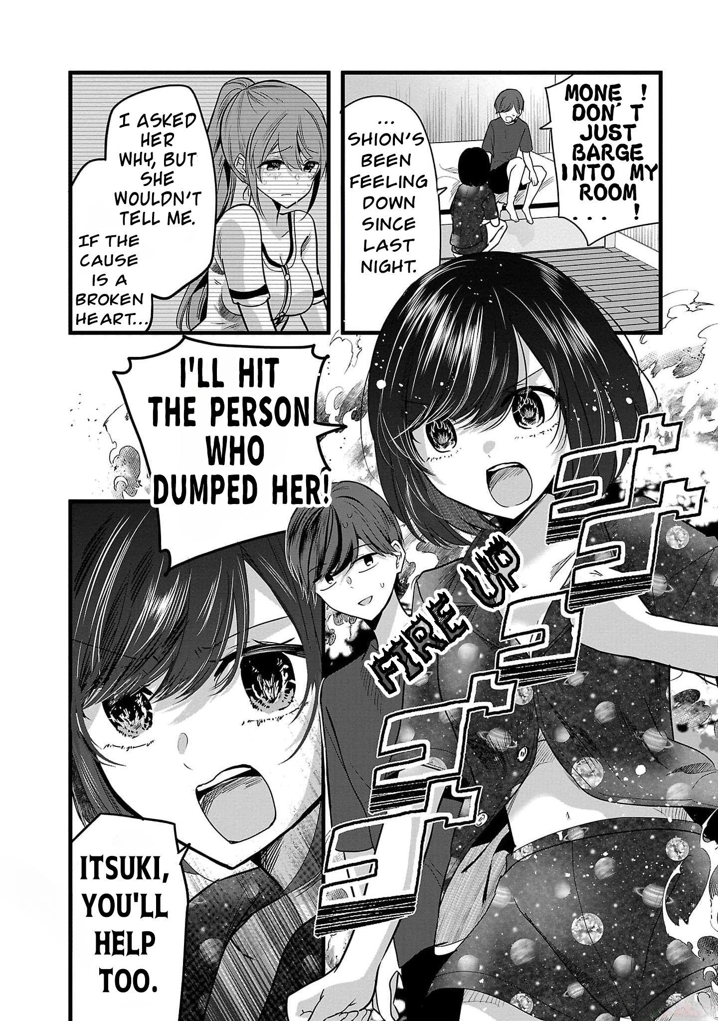 Read Three Sisters in Love with You EN Manga Online