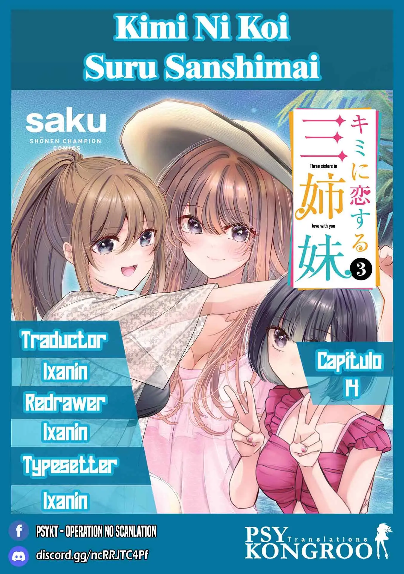 Read Three Sisters in Love with You EN Manga Online