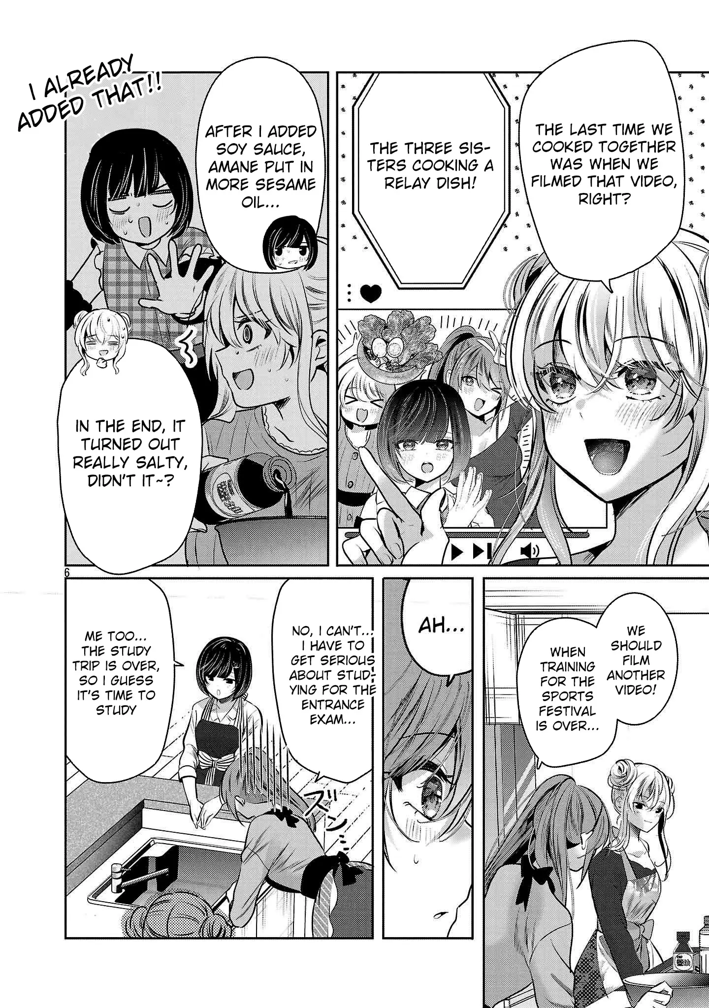 Read Three Sisters in Love with You EN Manga Online