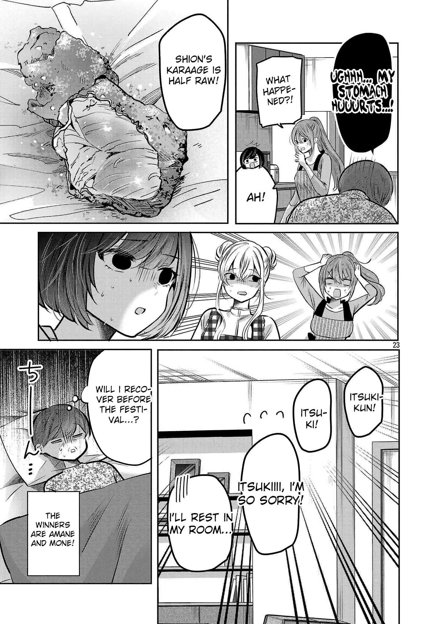 Read Three Sisters in Love with You EN Manga Online