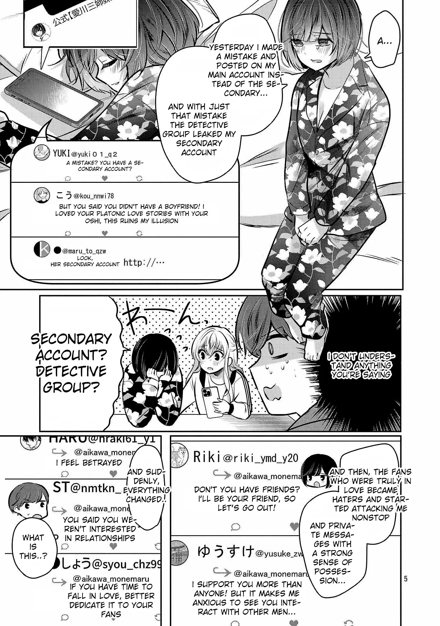 Read Three Sisters in Love with You EN Manga Online