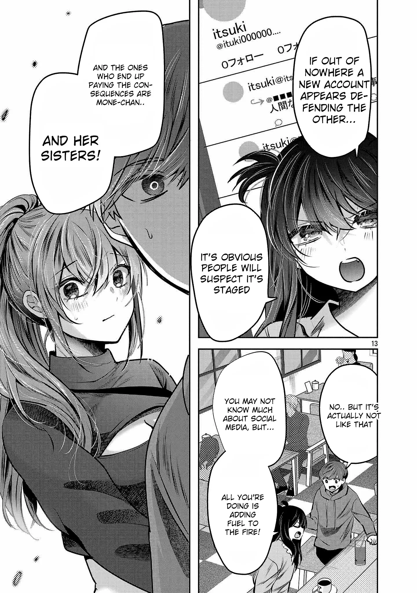 Read Three Sisters in Love with You EN Manga Online