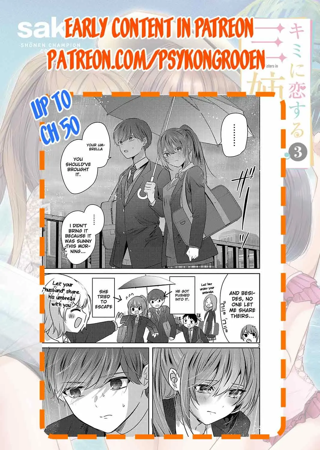 Read Three Sisters in Love with You EN Manga Online