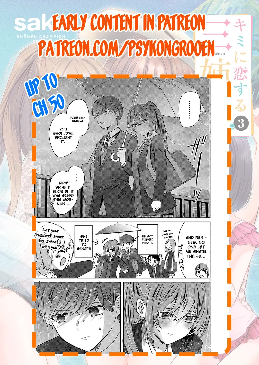 Read Three Sisters in Love with You EN Manga Online
