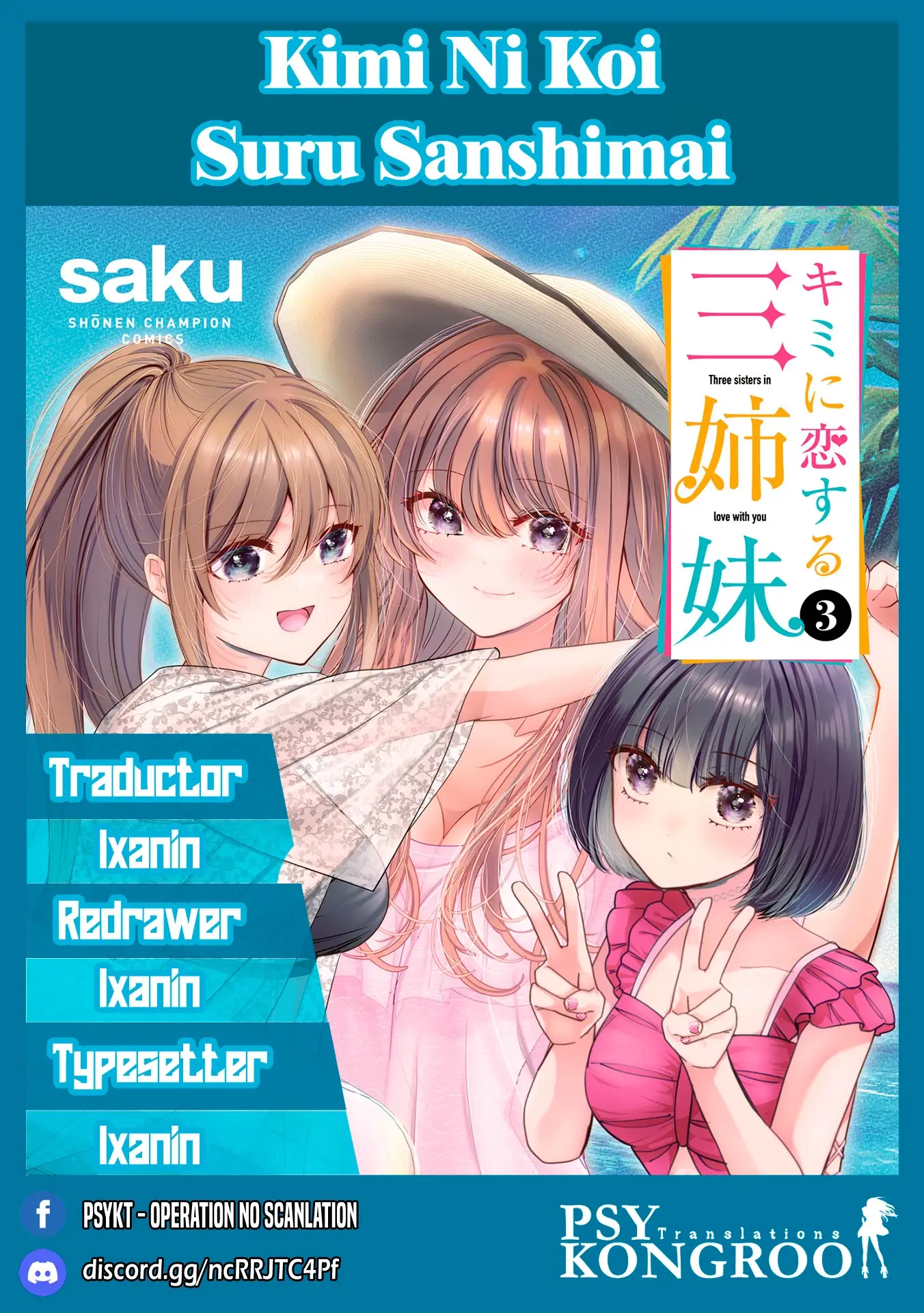 Read Three Sisters in Love with You EN Manga Online