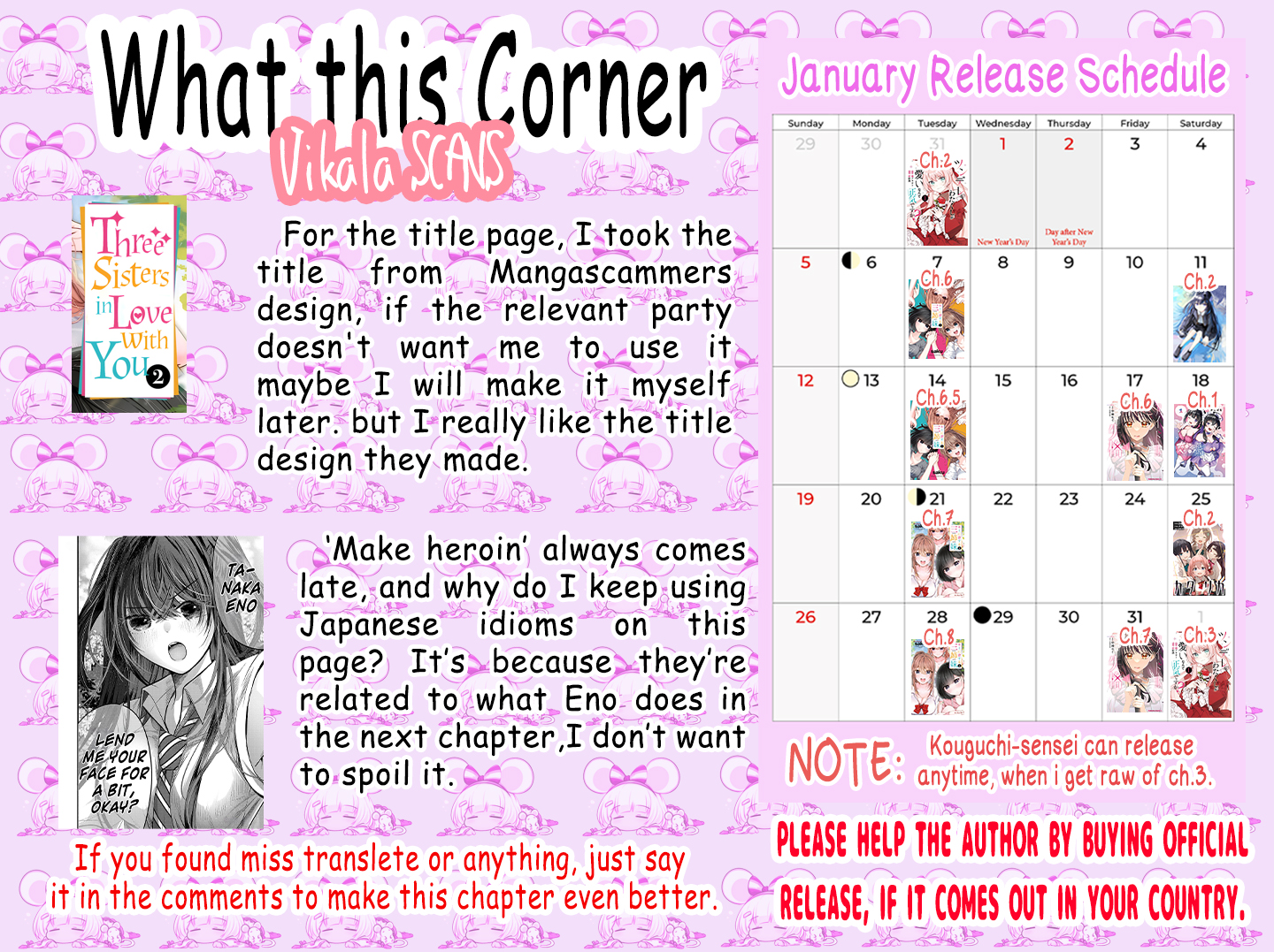 Read Three Sisters in Love with You EN Manga Online