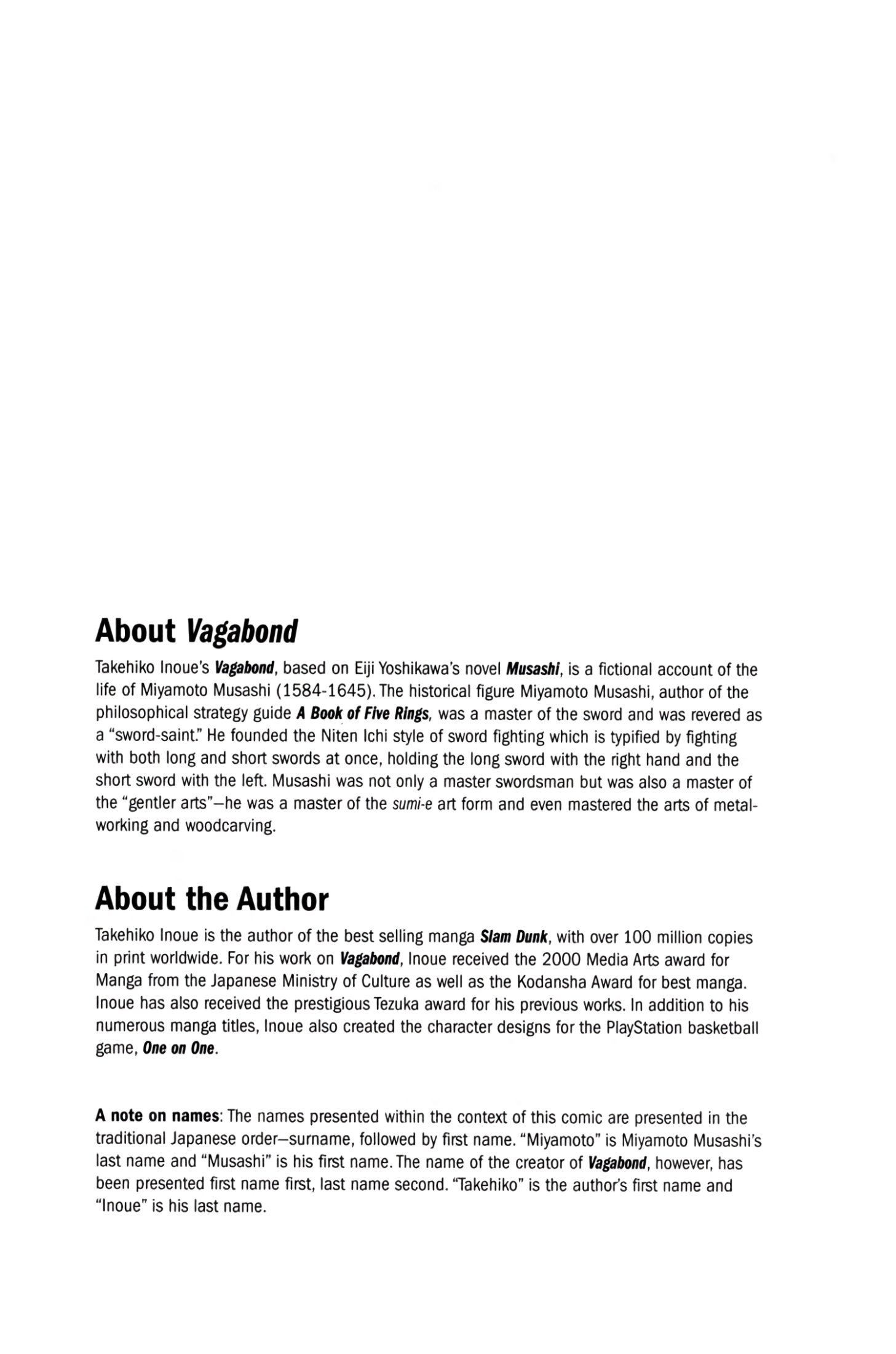 Read Vagabond EN Manga Online