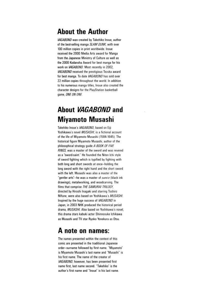 Read Vagabond EN Manga Online