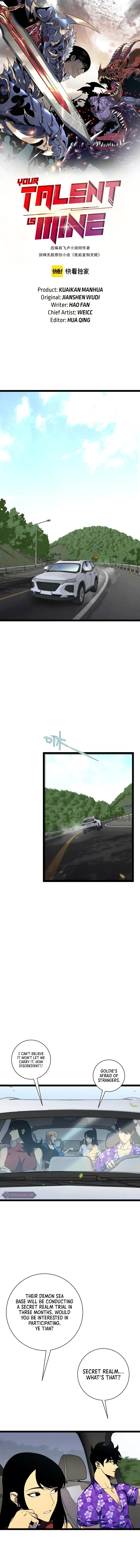 Read Your Talent is Mine EN Manga Online