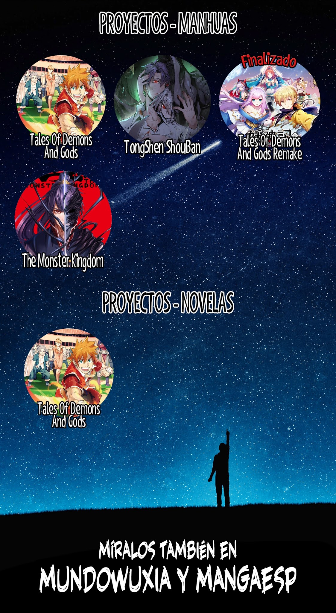 Read Tales of Demons and Gods ES Manga Online