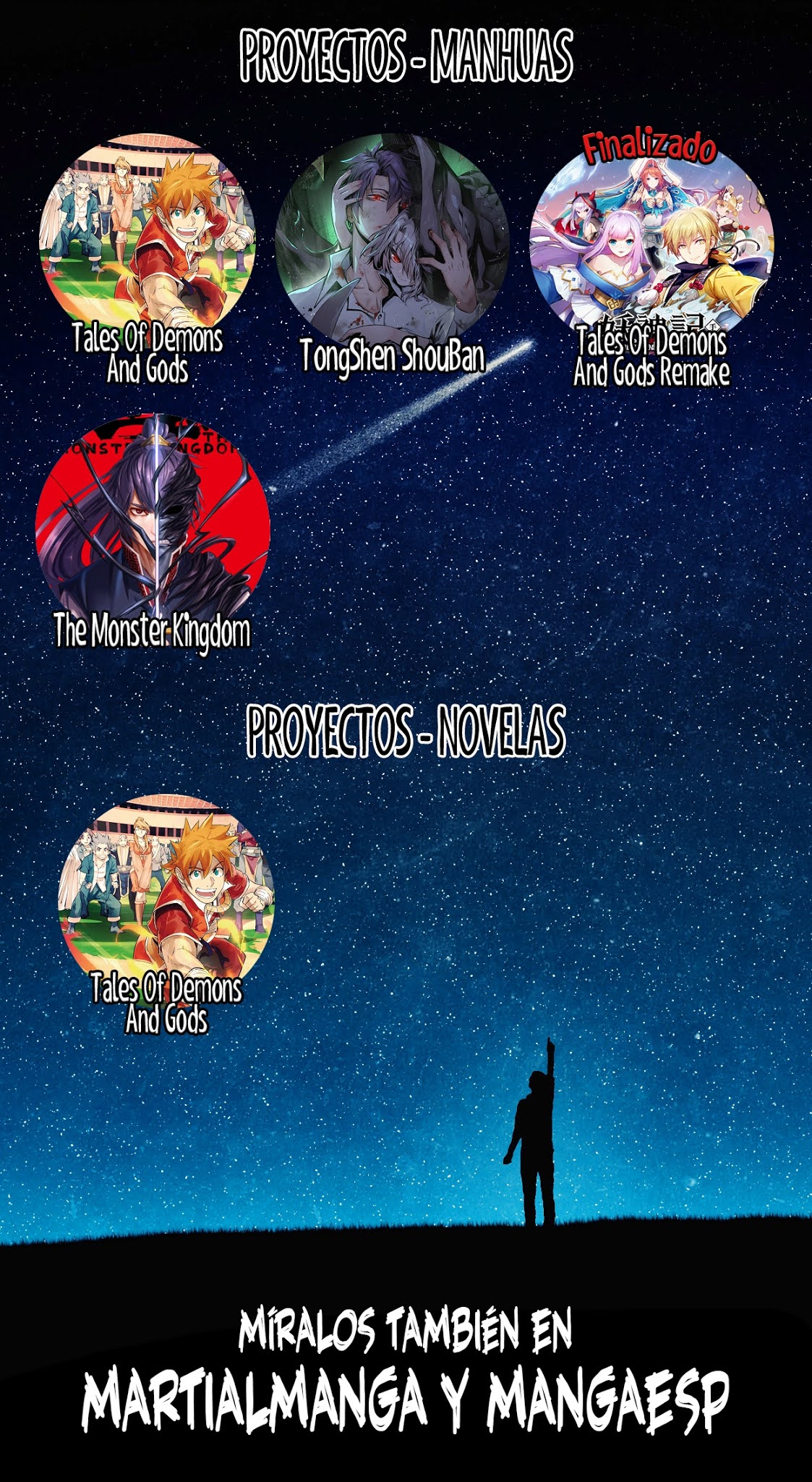 Read Tales of Demons and Gods ES Manga Online