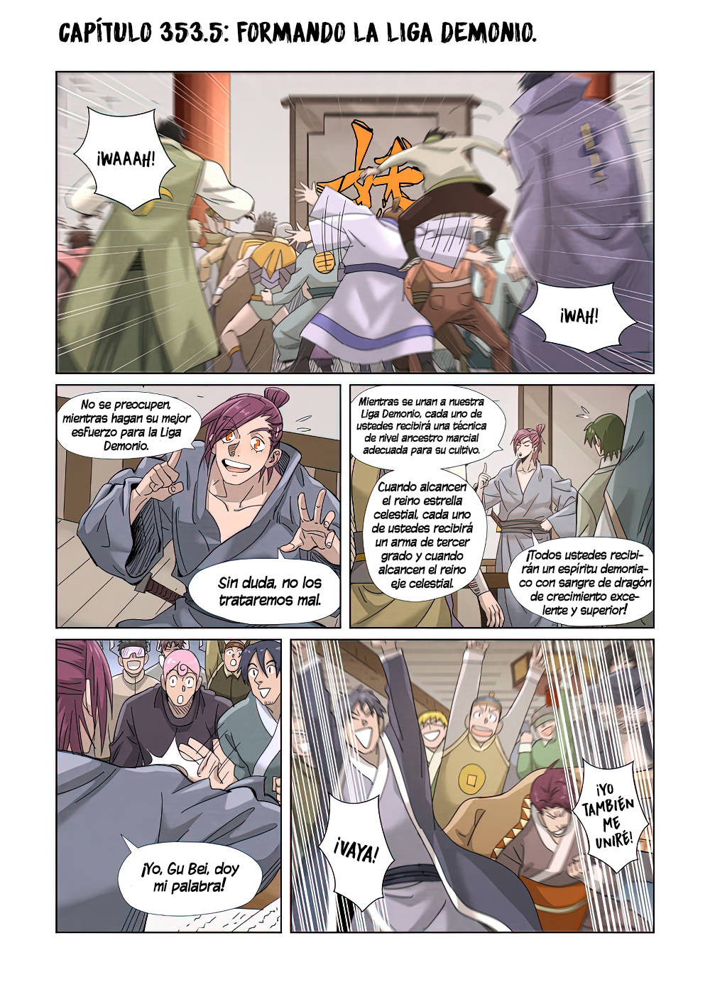 Read Tales of Demons and Gods ES Manga Online