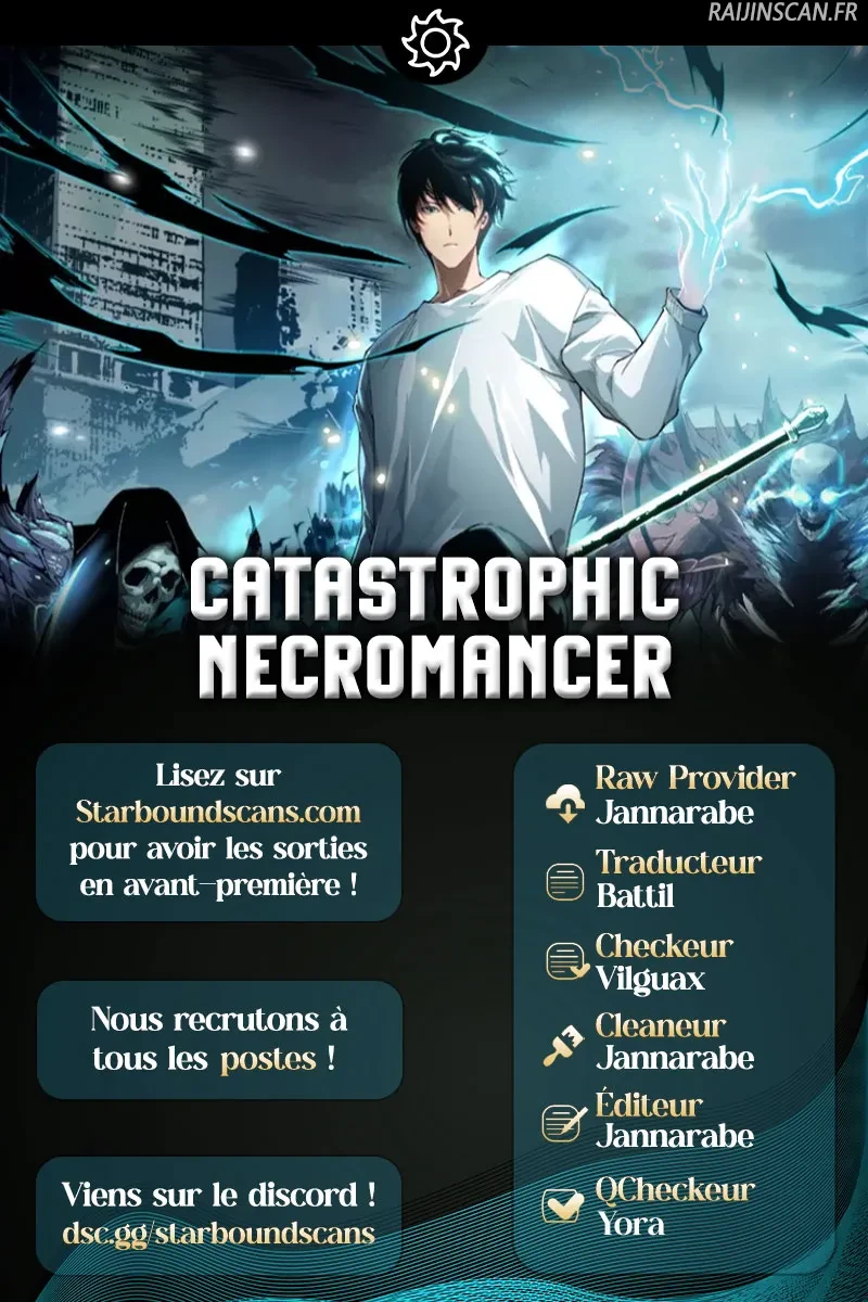 Read Catastrophic Necromancer FR Manga Online