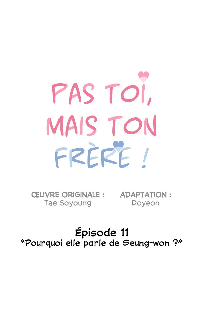 Read Pas toi, mais ton frère ! FR Manga Online