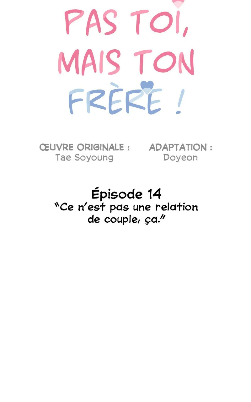 Read Pas toi, mais ton frère ! FR Manga Online