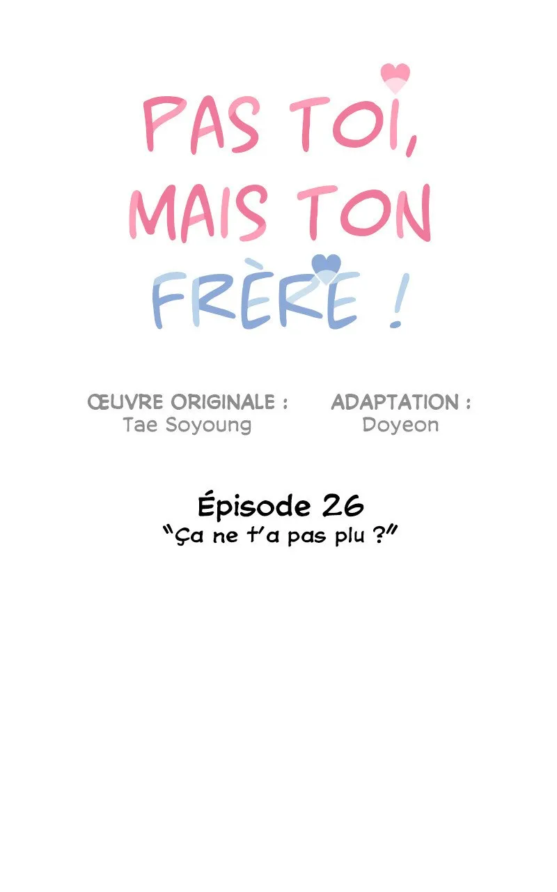 Read Pas toi, mais ton frère ! FR Manga Online