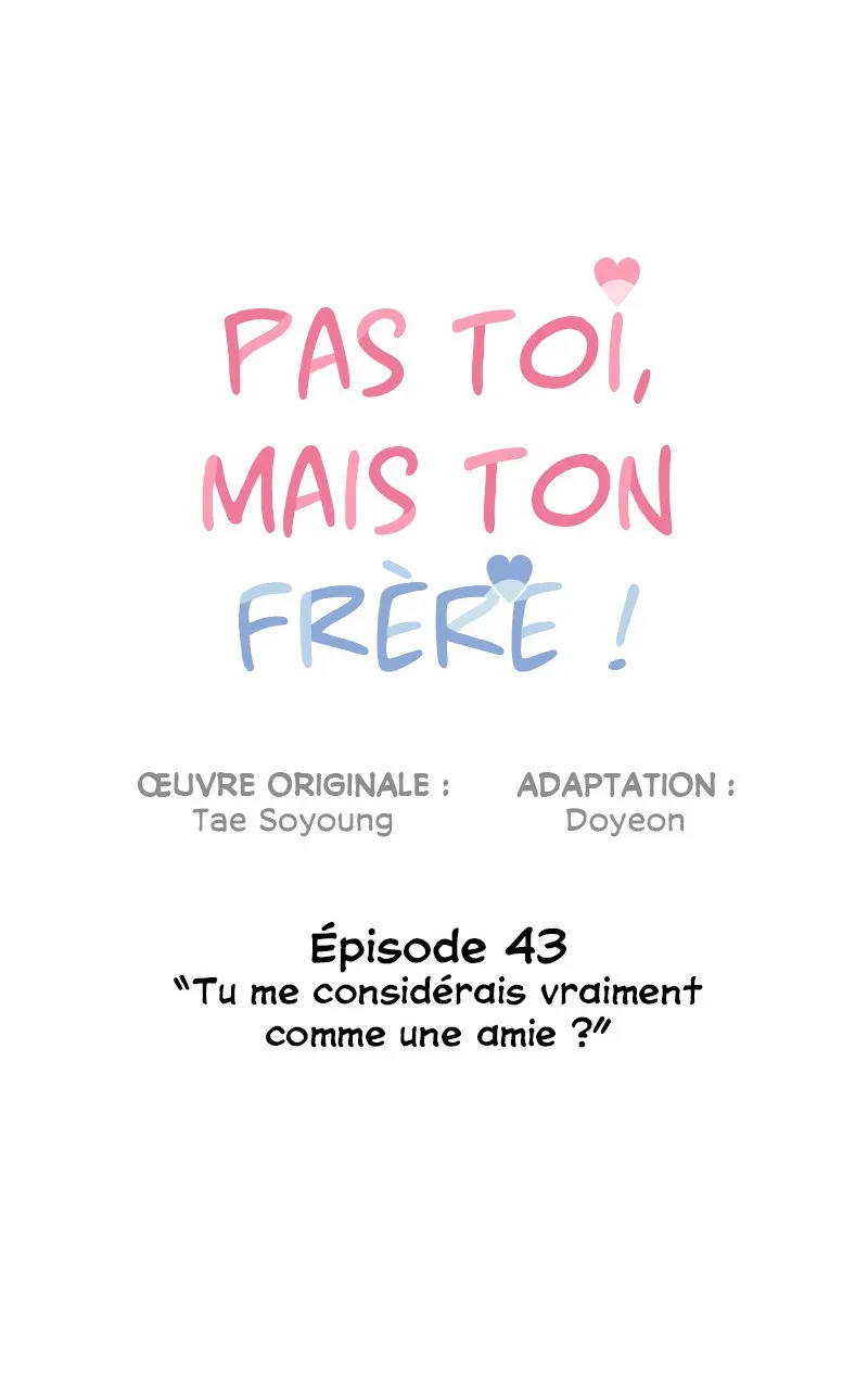 Read Pas toi, mais ton frère ! FR Manga Online