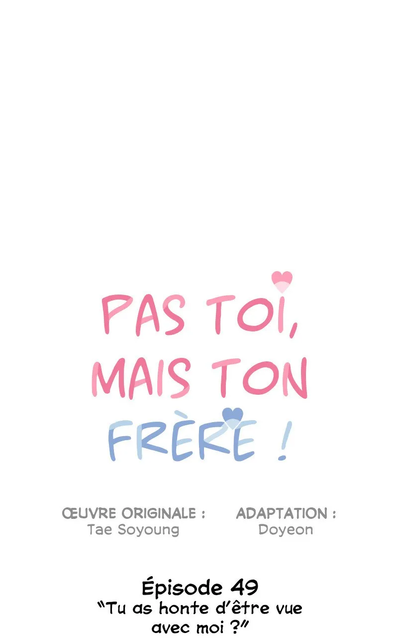 Read Pas toi, mais ton frère ! FR Manga Online