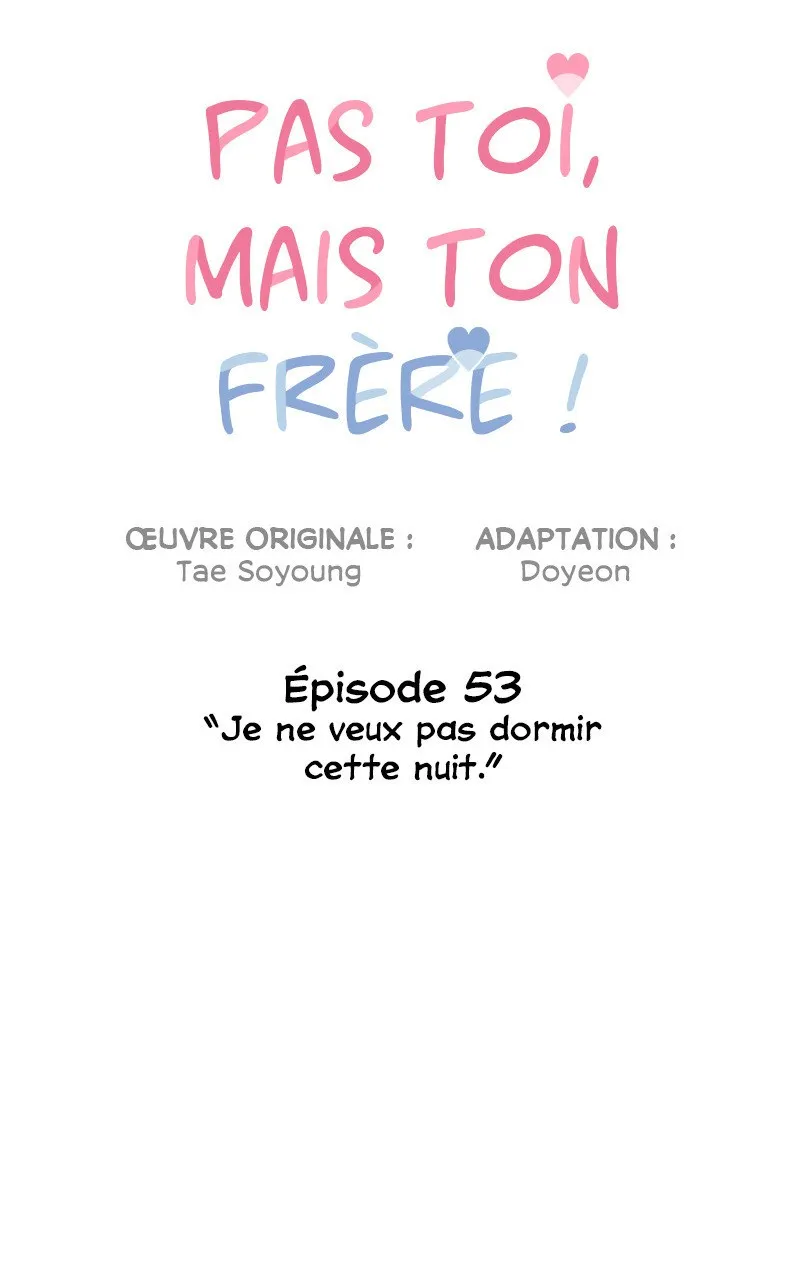 Read Pas toi, mais ton frère ! FR Manga Online