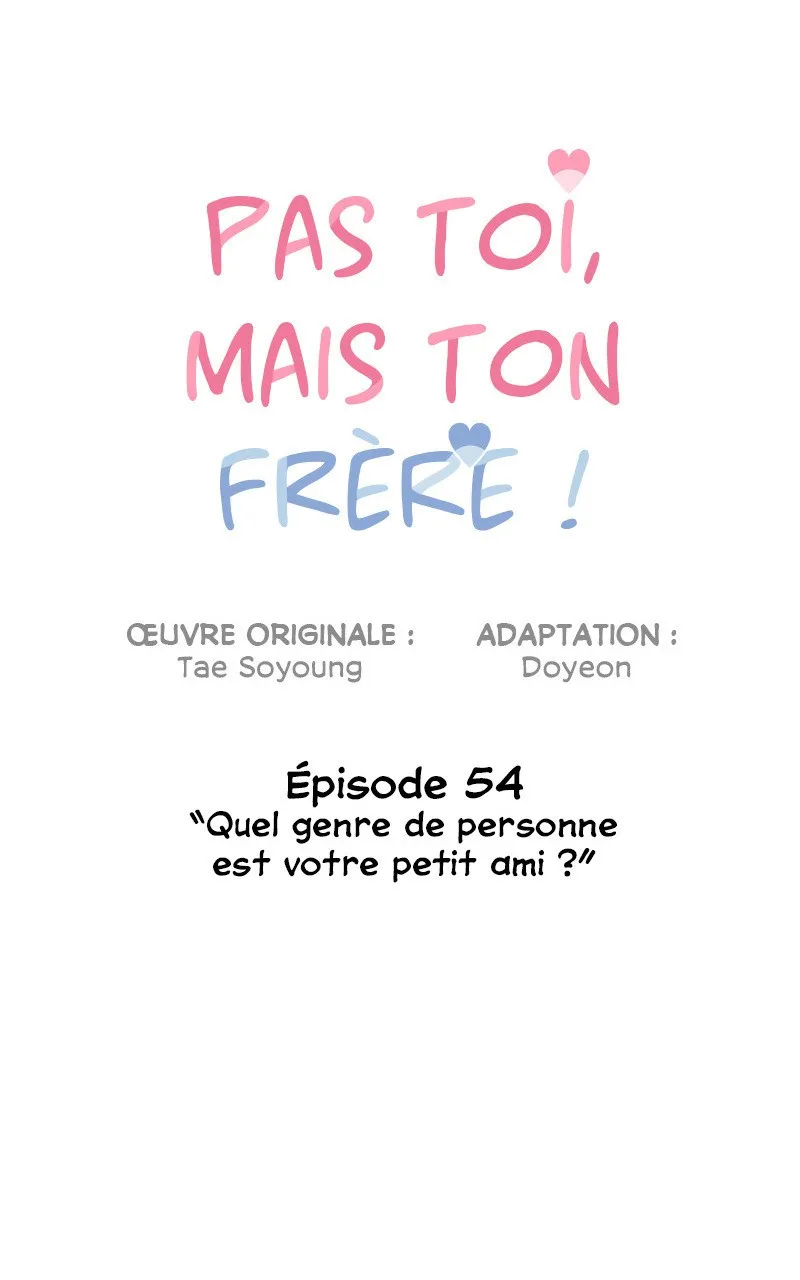Read Pas toi, mais ton frère ! FR Manga Online