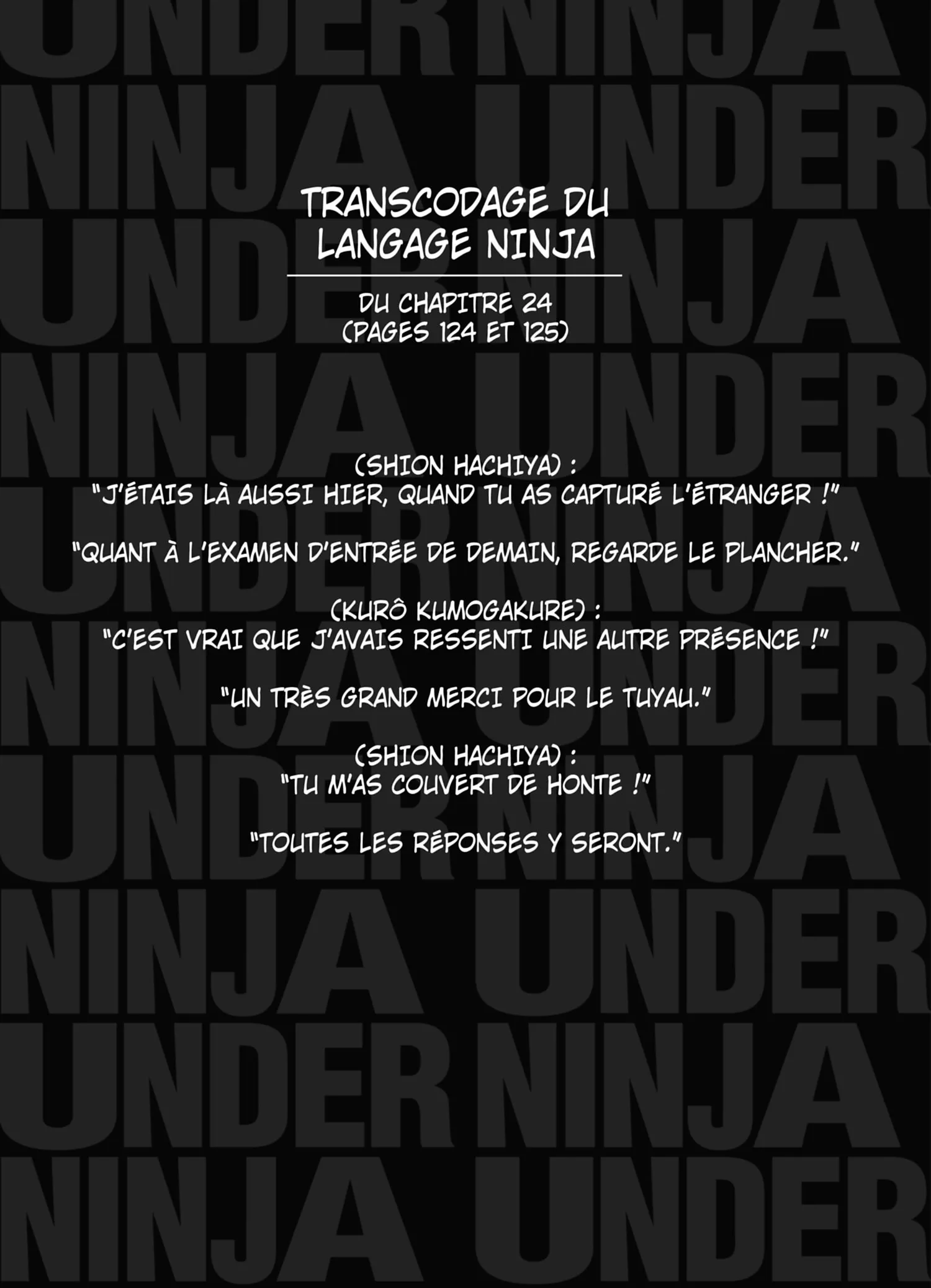 Read Under Ninja FR Manga Online