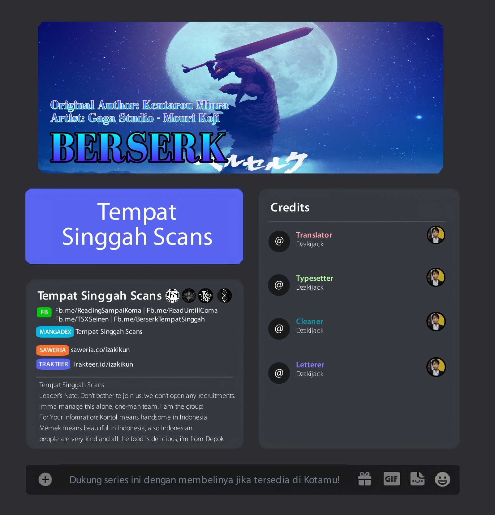 Read Berserk ID Manga Online