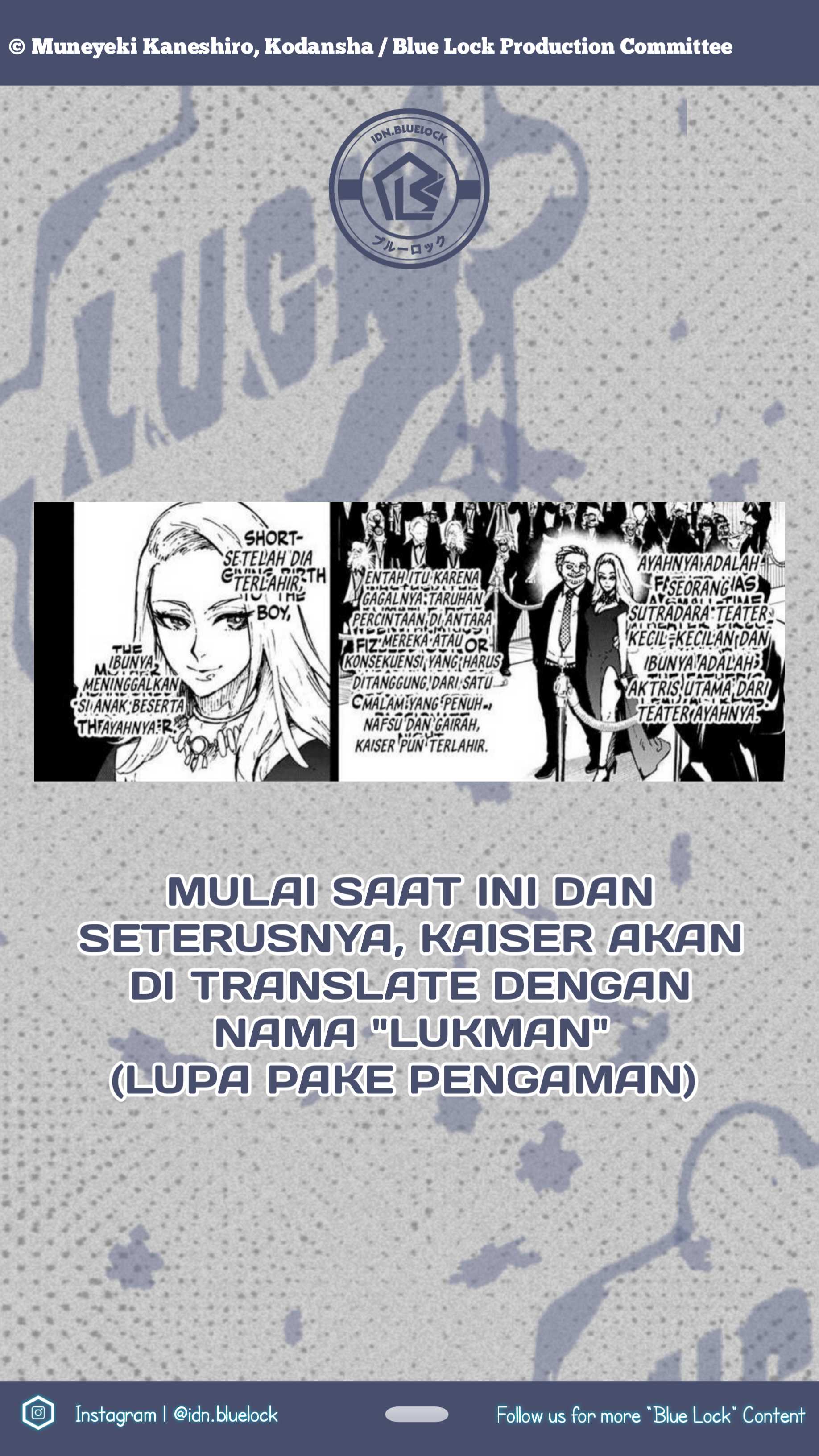 Read Blue Lock ID Manga Online