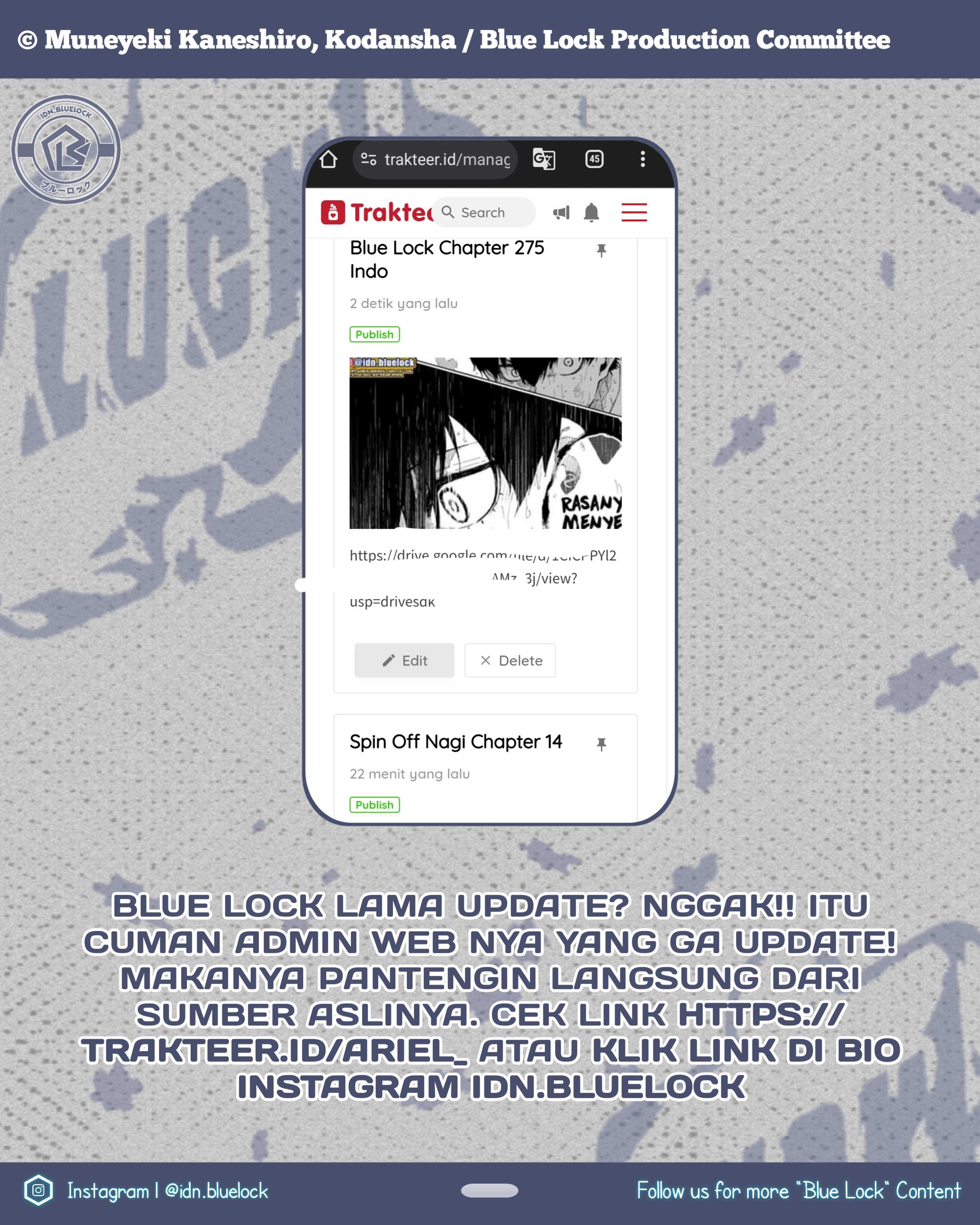 Read Blue Lock ID Manga Online