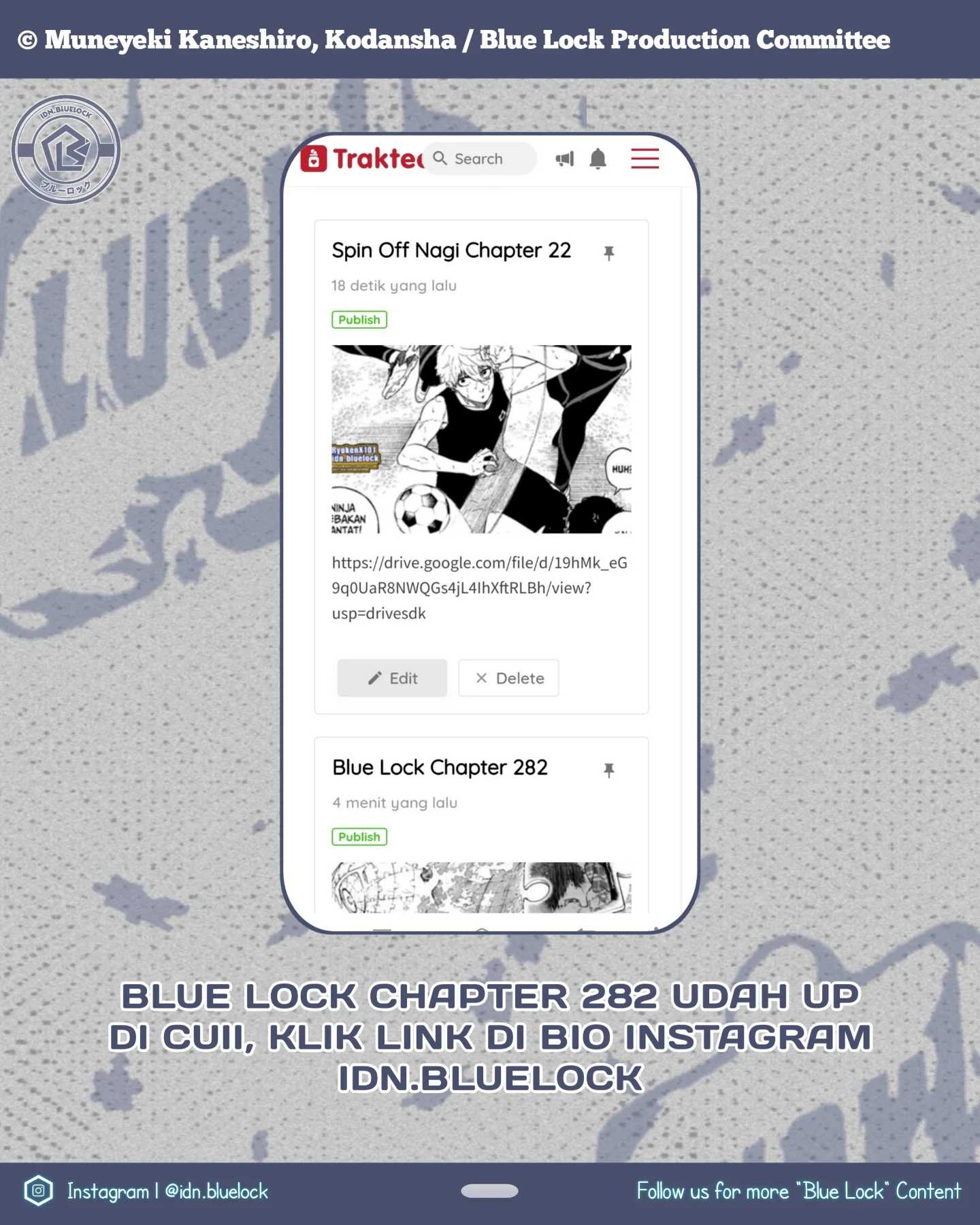 Read Blue Lock ID Manga Online