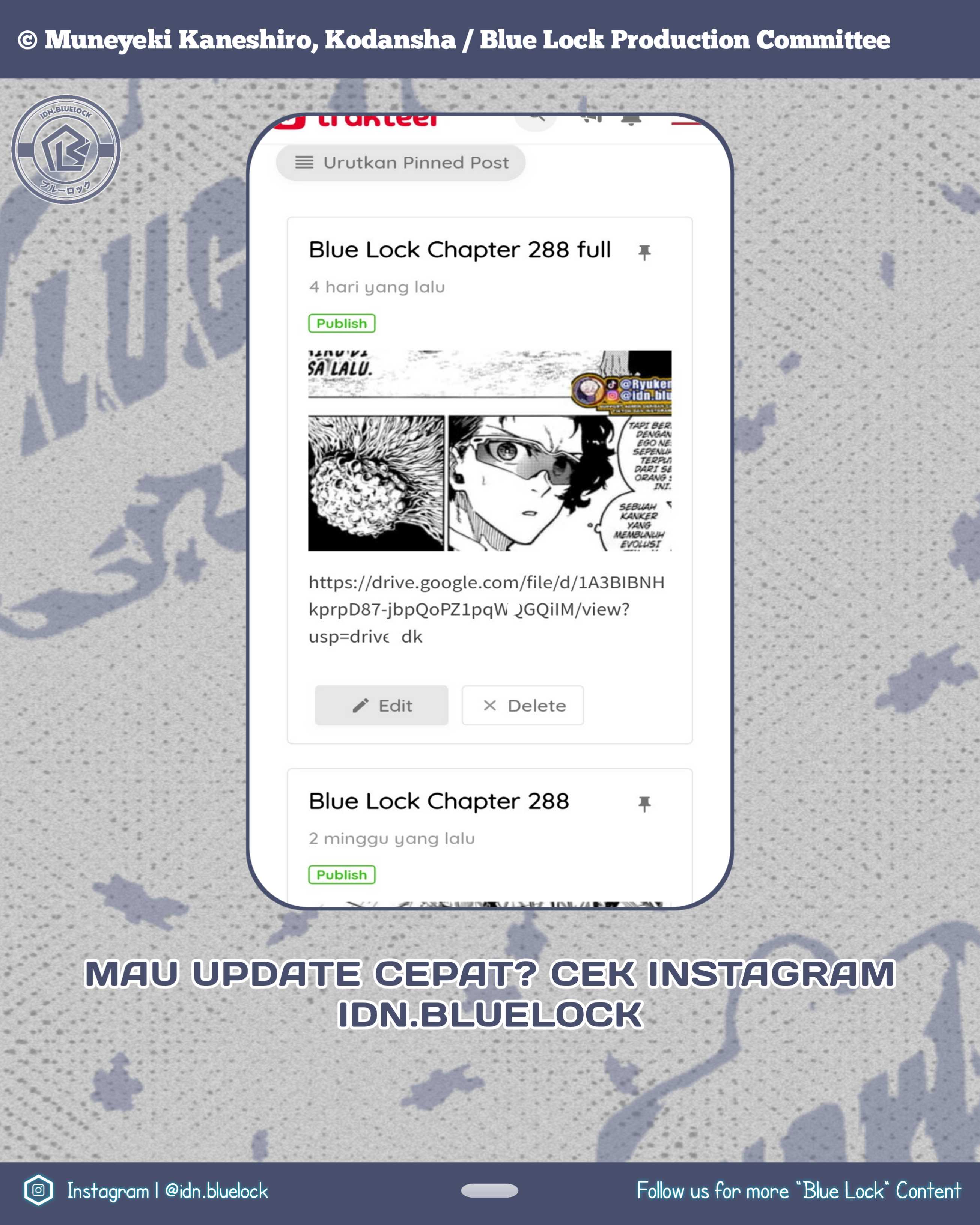 Read Blue Lock ID Manga Online