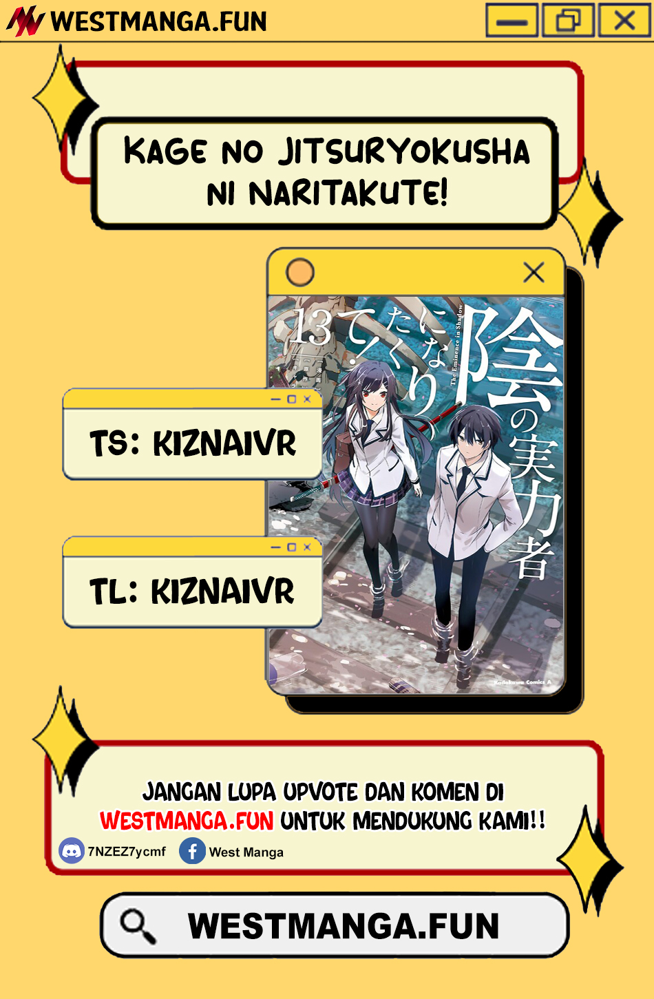 Read Kage no Jitsuryokusha ni Naritakute Bahasa ID Manga Online